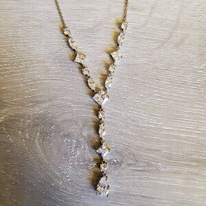 white crystal necklace